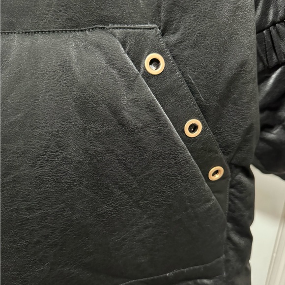 Lattelier “Midi Length Puffer Jacket” Black Size L - Picture 3 of 7